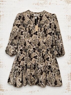 Lovelo Floral Boho Mini Dress - Tapestry - Boho - Cottagecore
